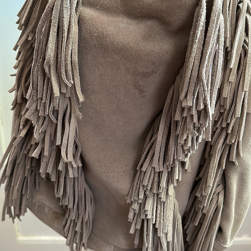 Top Shop Suede Leather Tan Hobo Shoulder Bag - Picture 2 of 8
